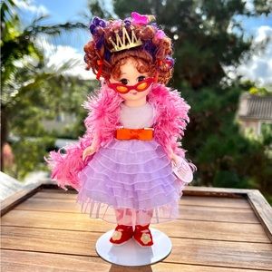 Vintage 2007 Madame Alexander 8" Doll “Fancy Nancy” #47955 Storyland Collection